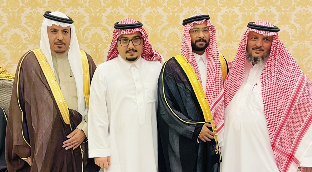 الأستاذ لافي نحاء السويلمي يحتفل بزفاف ابنه النقيب مهندس مشاري .. وعرعر اليوم تهنيء