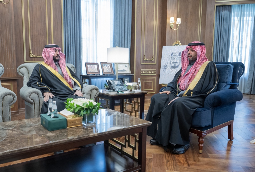 سمو أمير الحدود الشمالية يستقبل مدير عام فرع وزارة الرياضة بالمنطقة المكلّف حديثًا