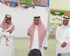 مدير الإشراف التربوي يتفقد الإختبارات الدولية بمدرسة طلحة بن عبيدالله